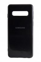 Силиконовый чехол для Samsung Galaxy S10/G973 глянцевый черный