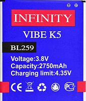 Аккумуляторная батарея Infinity для Lenovo Vibe K5 BL259 (2750mAh)