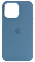 Задняя накладка Soft Touch для Apple Iphone 14 Pro Max серо-голубой