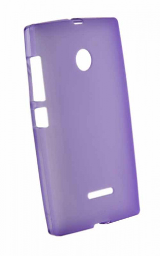 Силиконовый чехол для MICROSOFT Lumia 532 матовый фиолетовый