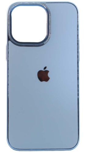 Силиконовый чехол Dikex для Apple iPhone 14 Pro Max голубой
