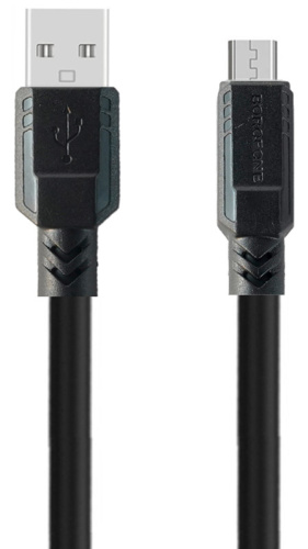 Кабель USB - микро USB Borofone BX81 Goodway, 1.0м, круглый, 2.4A, силикон чёрный