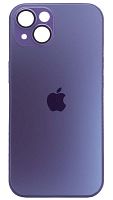 Силиконовый чехол для Apple iPhone 13 AG Glass матовое стекло фиолетовый
