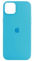 Задняя накладка Soft Touch для Apple Iphone 14 Plus небесно-голубой