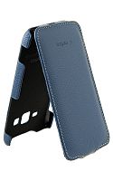 Чехол футляр-книга Melkco для Samsung GT-I8580 Galaxy Core Advance (Dark Blue LC (Jacka Type))
