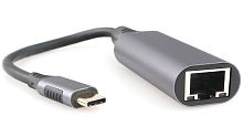 Сетевой адаптер Cablexpert A-USB3C-LAN-01 USB-C (вилка) в Гигабитную сеть Ethernet (RJ-45 розетка)