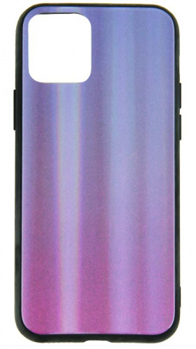 Силиконовый чехол для Apple iPhone 11 Pro блеск с градиентом фиолетовый