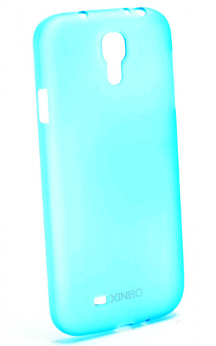 Задняя накладка Xinbo для Samsung GT-I9500 Galaxy S IV (голубая)
