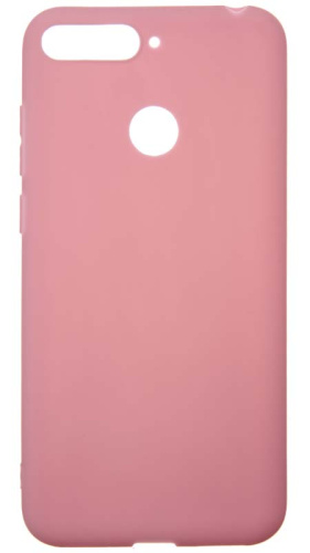 Силиконовый чехол для Huawei Honor 7A Pro/7C/Y6 (2018) розовый