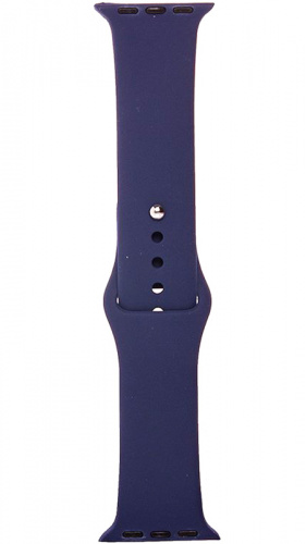 Ремешок на руку для Apple Watch 42-44mm силиконовый Sport Band морской-синий