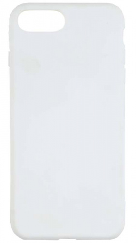 Силиконовый чехол для Apple iPhone 7 Plus/8 Plus плотный матовый белый