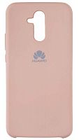 Задняя накладка Soft Touch для Huawei Mate 20 lite бледно-розовый