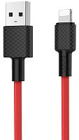 Кабель USB - Apple 8 pin HOCO X29 Superior 1.0м 2.0A красный