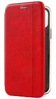 Чехол-книга OPEN COLOR для Apple iPhone 11 Pro с прострочкой красный