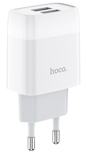 СЗУ 2 USB HOCO C73A Glorious 2.4A белый