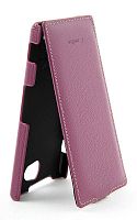 Чехол футляр-книга Melkco для Sony Xperia C/S39h (Purple LC (Jacka Type))