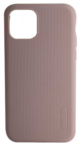 Силиконовый чехол Cherry Stripe для Apple Iphone 11 Pro бледно-розовый