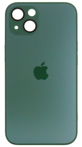 Силиконовый чехол для Apple iPhone 13 AG Glass матовое стекло хаки