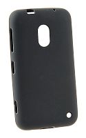 Силикон Nokia Lumia 620 матовый черный