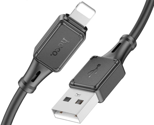 Кабель USB - 8-pin HOCO X101 Assistant, 1.0м, 2.4A черный
