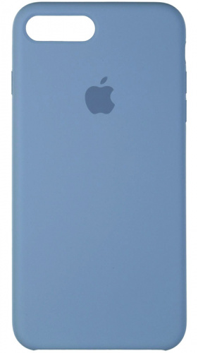 Задняя накладка Soft Touch для Apple iPhone 7 Plus/8 Plus серо-голубой