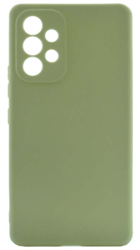 Силиконовый чехол Soft Touch для Samsung Galaxy A52/A525 зеленый