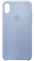 Задняя накладка Soft Touch для Apple iPhone XS Max серо-синий