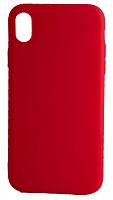 Задняя накладка Soft Touch для Apple iPhone XS Max тонкая красный