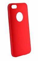 Силиконовый чехол для Apple iPhone 5/5S/SE красный (classic)