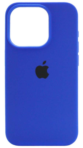 Задняя накладка Soft Touch для Apple Iphone 15 Pro ярко-синий