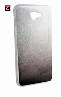 Силиконовый чехол Glamour для Samsung Galaxy S3 i9300 серебро, чёрный
