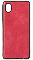 Силиконовый чехол для Samsung Galaxy A01 Core/A013 кожа красный