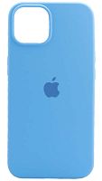 Задняя накладка Soft Touch для Apple Iphone 14 голубой