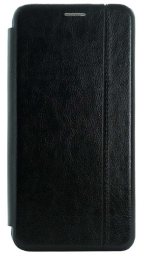 Чехол-книга OPEN COLOR для Huawei P60 Pro с прострочкой черный фото 2