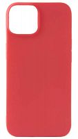 Силиконовый чехол для Apple iPhone 13 матовый красный