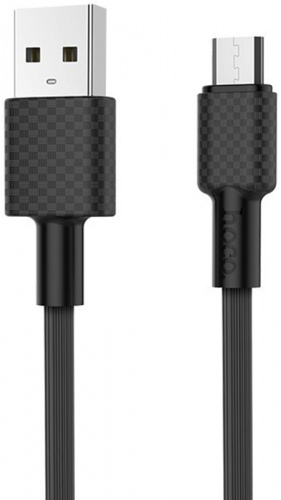 Кабель USB - микро USB HOCO X29 1.0м 2.0A силикон черный
