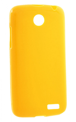 Силиконовый чехол JUST для Lenovo A516 желтый глянцевый