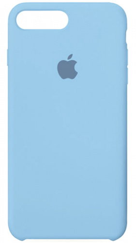 Задняя накладка Soft Touch для Apple iPhone 7 Plus/8 Plus небесно-голубой