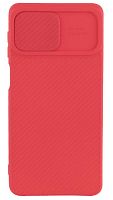 Силиконовый чехол для Samsung Galaxy M51/M515 camera protection красный