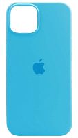 Задняя накладка Soft Touch для Apple Iphone 14 небесно-голубой
