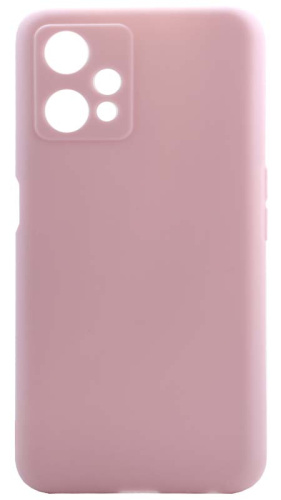Силиконовый чехол для Realme 9 Pro матовый бледно-розовый