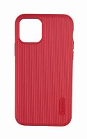 Силиконовый чехол Cherry Stripe для Apple Iphone 11 Pro красный