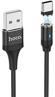 Кабель USB Type-C HOCO U76 2.4A 1.2м черный
