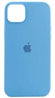 Задняя накладка Soft Touch для Apple Iphone 14 Plus голубой