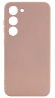 Силиконовый чехол для Samsung Galaxy S23 Soft бледно-розовый
