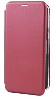 Чехол-книга OPEN COLOR для Samsung Galaxy A20S/A207 бордовый