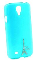 Задняя крышка LB Paris Samsung i9500 голубая