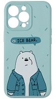 Силиконовый чехол Soft Touch для Apple iPhone 13 Pro Ice bear