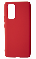 Силиконовый чехол для Huawei Honor 30 Pro Plus матовый красный