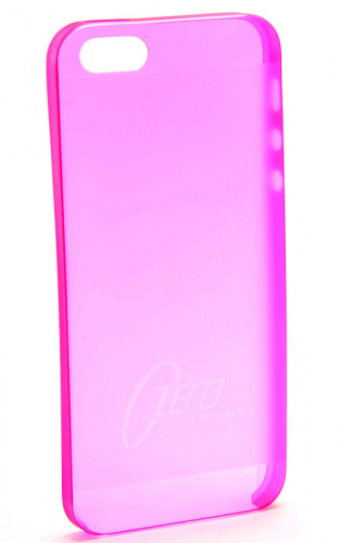 Задняя накладка Itskins Zero.3 для iPhone 5 + пленка (розовая)